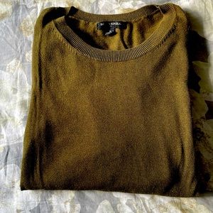 NWOT - Banana Republic Cotton Shirt-sleeve Sweater